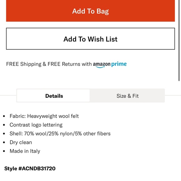 Acne studios scarf new with tags - Picture 4 of 9